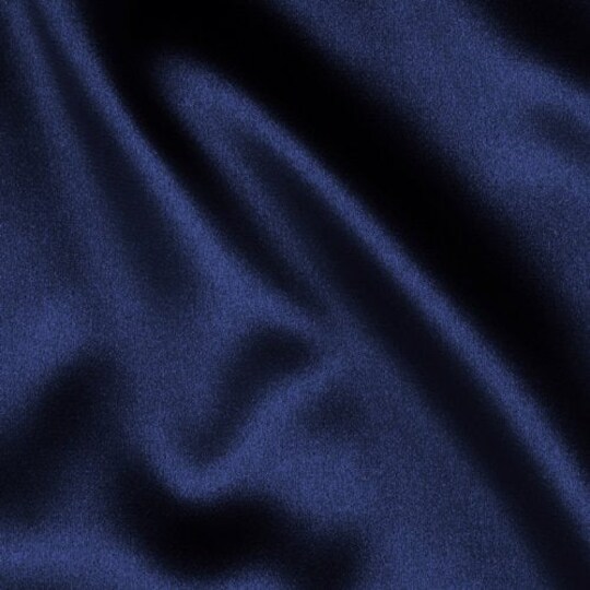 10 Yard Shiny Navy Blue Satin Fabric For Wedding Dresses Blouses Decor Crafting Projects 60 Inch Wide